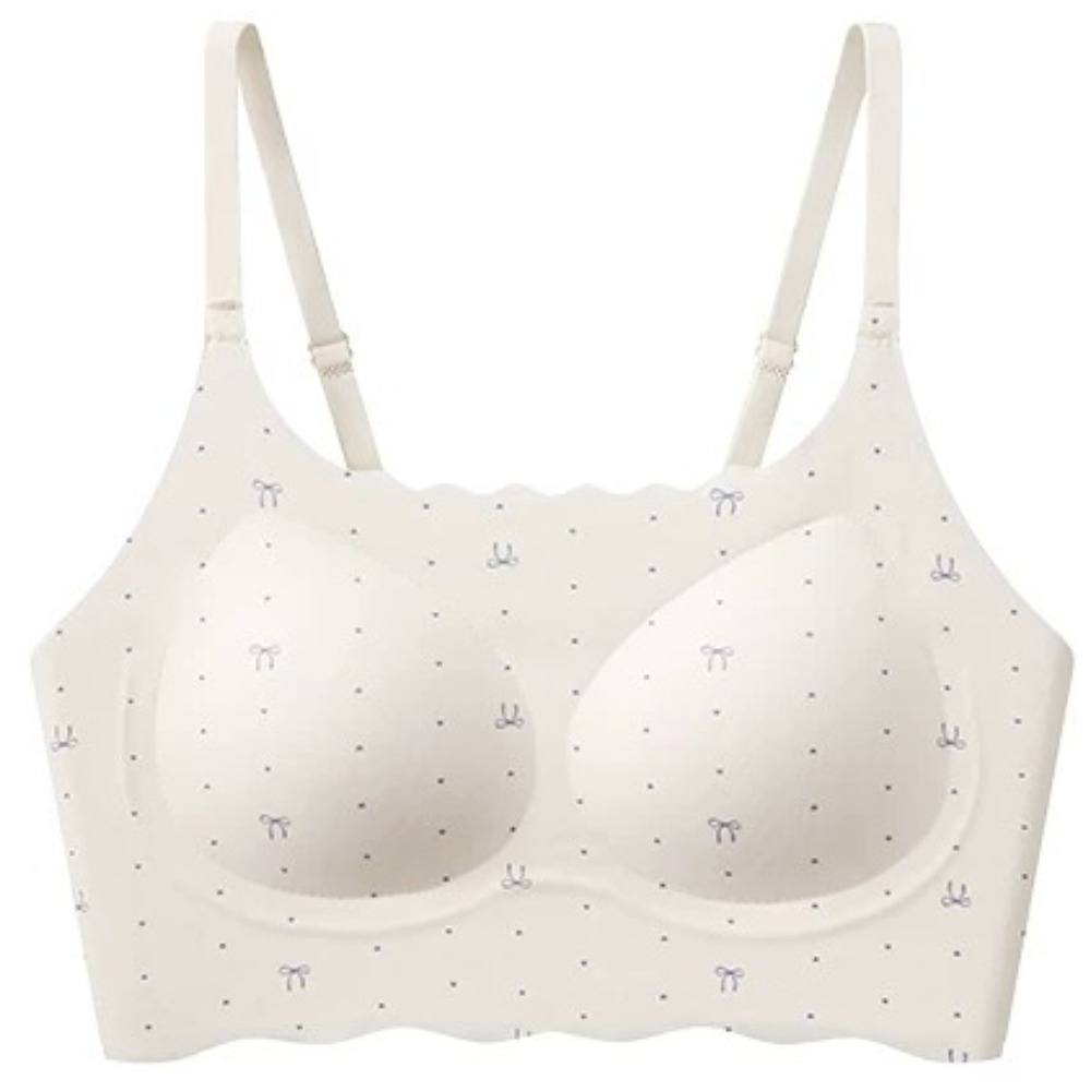 Bralette Wireless Soft - บราสำหรับวัยรุ่นลายดอกไม้สุดน่ารัก ลดราคาพิเศษ บราไร้สาย ยืดหยุ่น นุ่มสบาย ใส่ได้ทุกวัน
