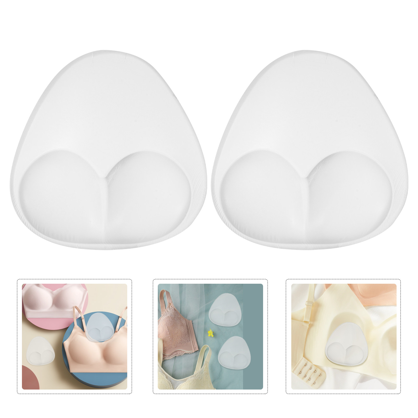 แผ่นซิลิโคนเสริมทรงแบบซ่อน 1 ค - Push Up Bra Padded บทวิจารณ์และราคา