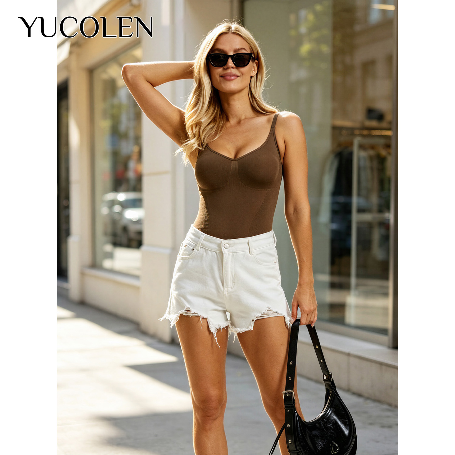 YUCOLEN ชุดบอดี้สูทผู้หญิงแบบค - Shapewear Bodysuit Firm บทวิจารณ์และราคา