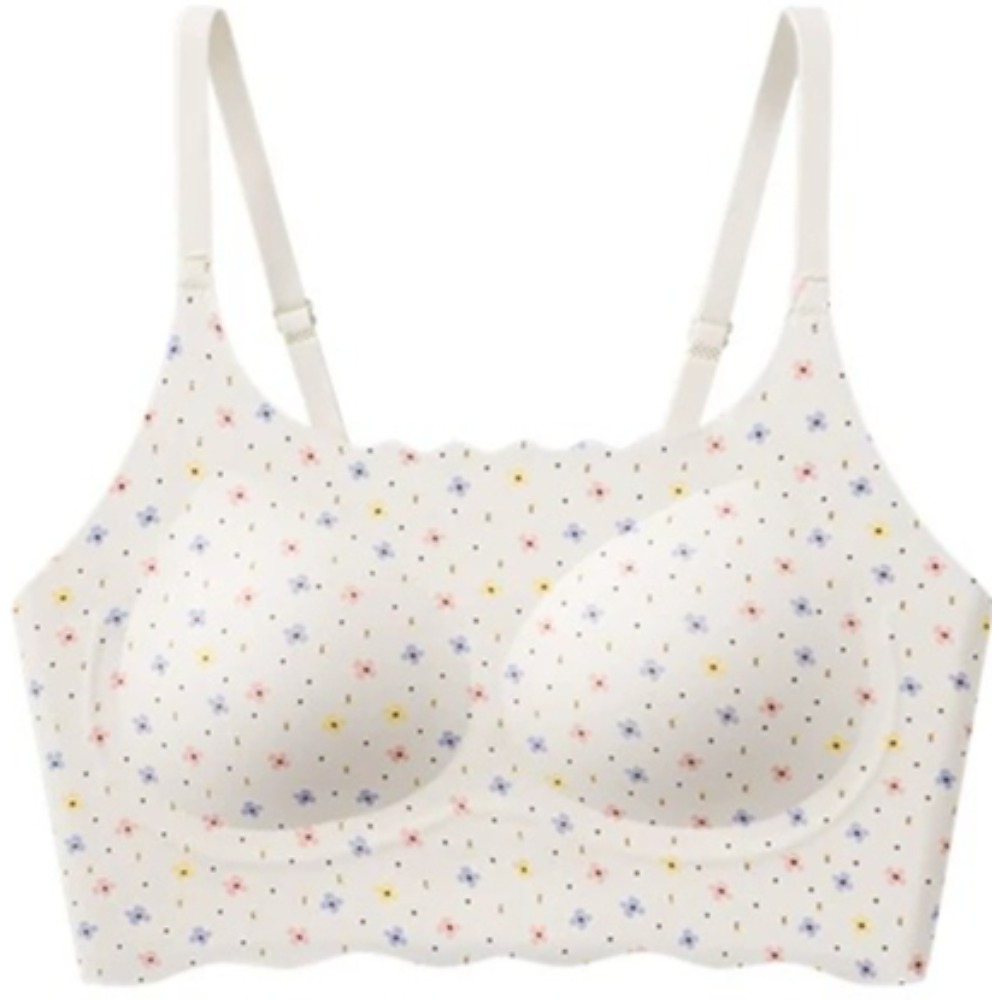 บราสำหรับวัยรุ่นหญิงลายดอกไม้ส - Bralette Wireless Soft บทวิจารณ์และราคา
